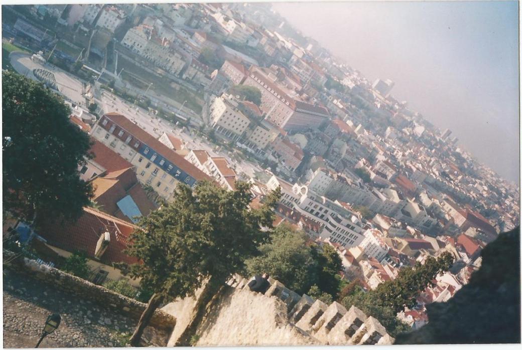 Cenário visto do Castelo de São Jorge